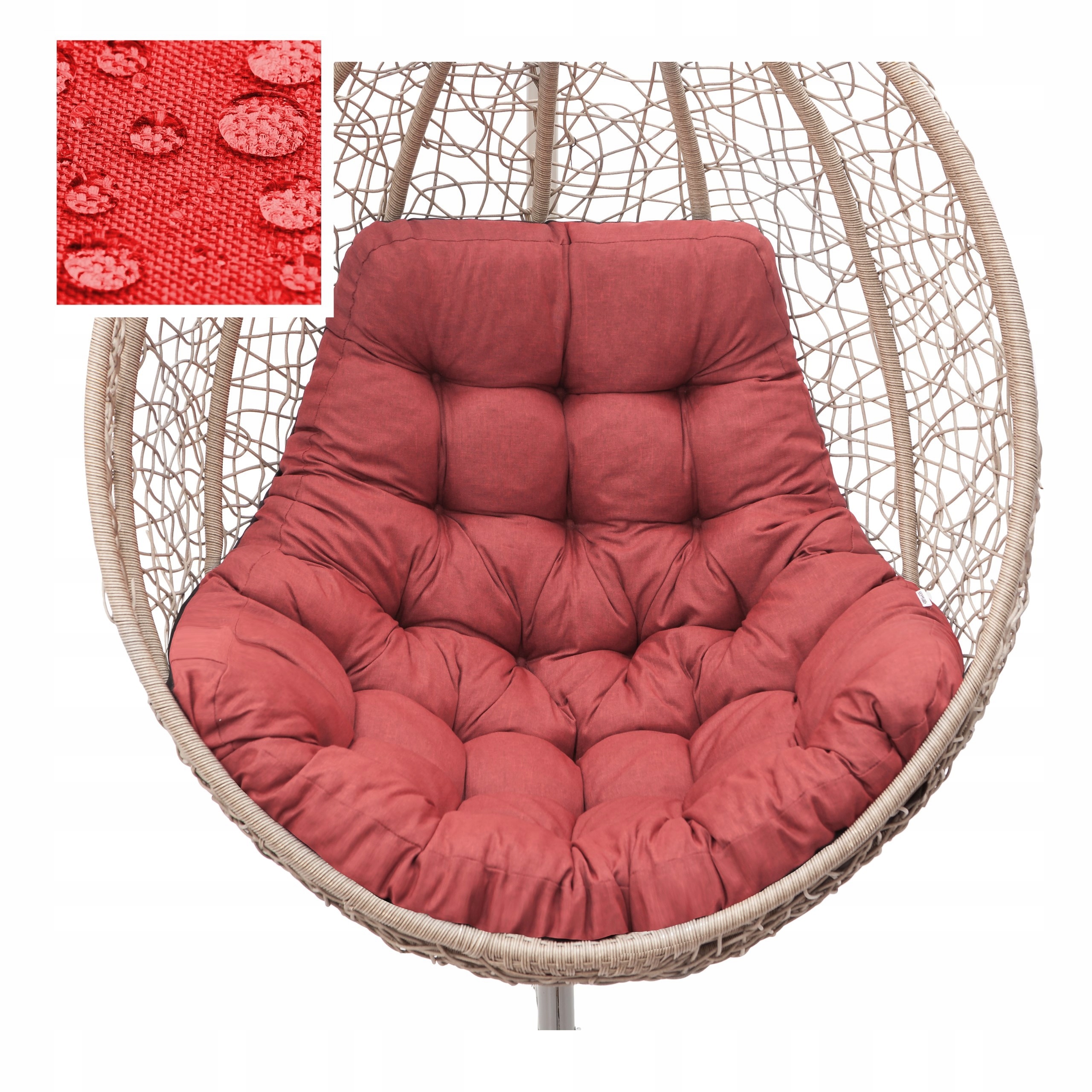 Vankúš na závesnú hojdačku, Vodotesný vankúš na kreslo kokón hniezdo