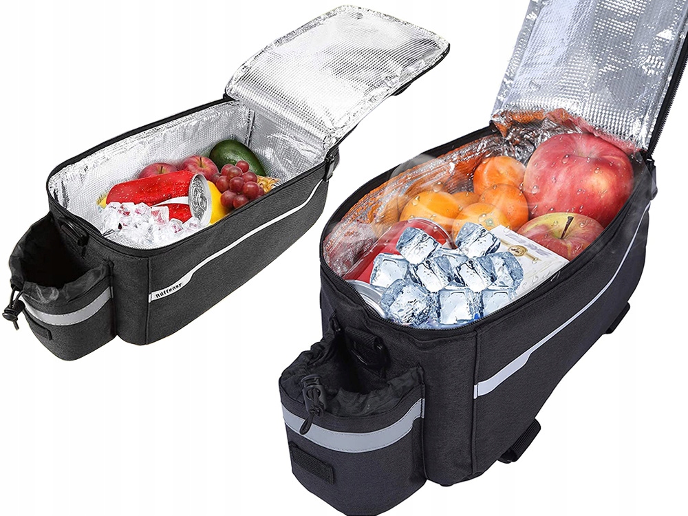 TORBA ROWEROWA TERMICZNA NA BAGAŻNIK SAKWA ROWER Pojemność 9 l