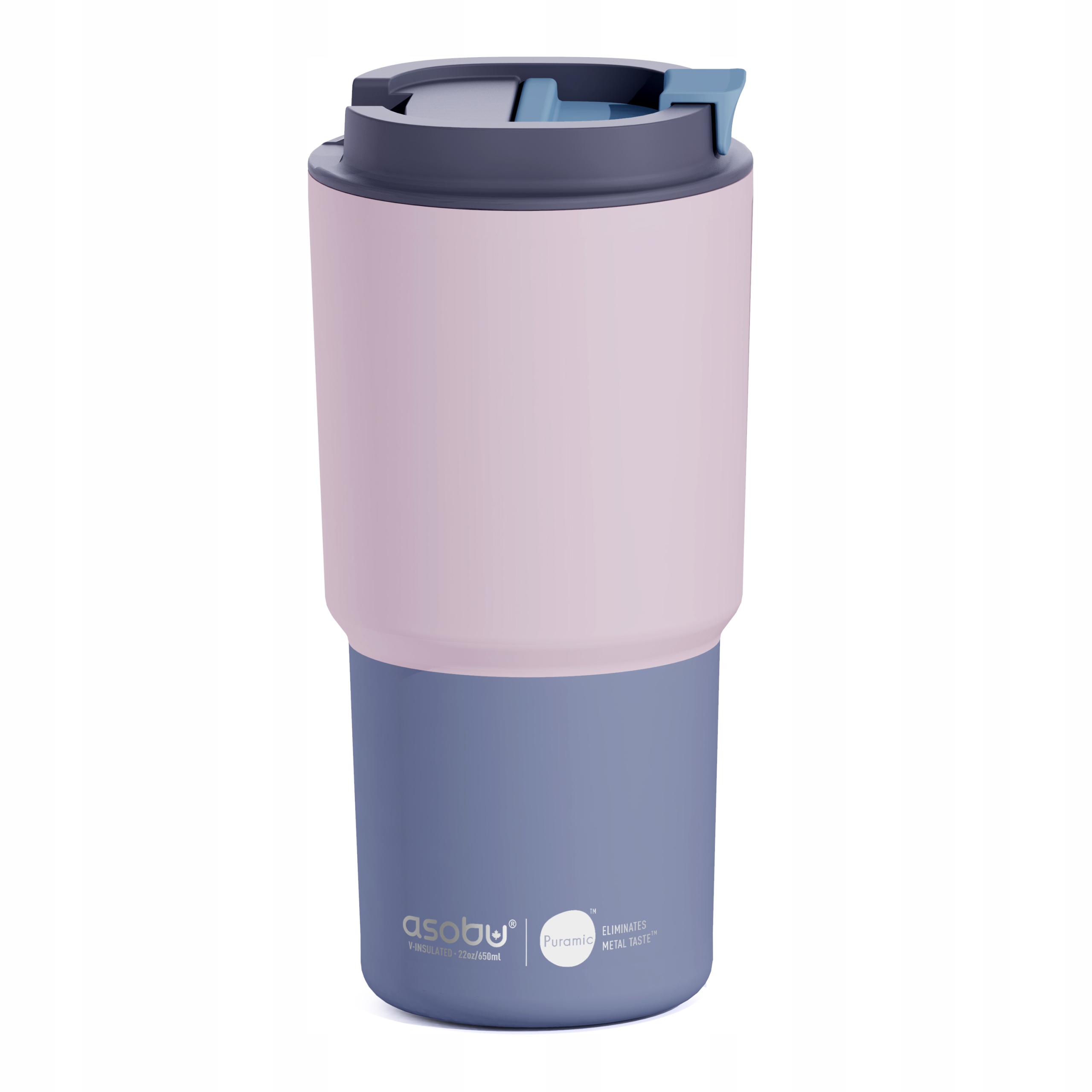 Termohrnek Asobu keramický Pink Me Up 650ml