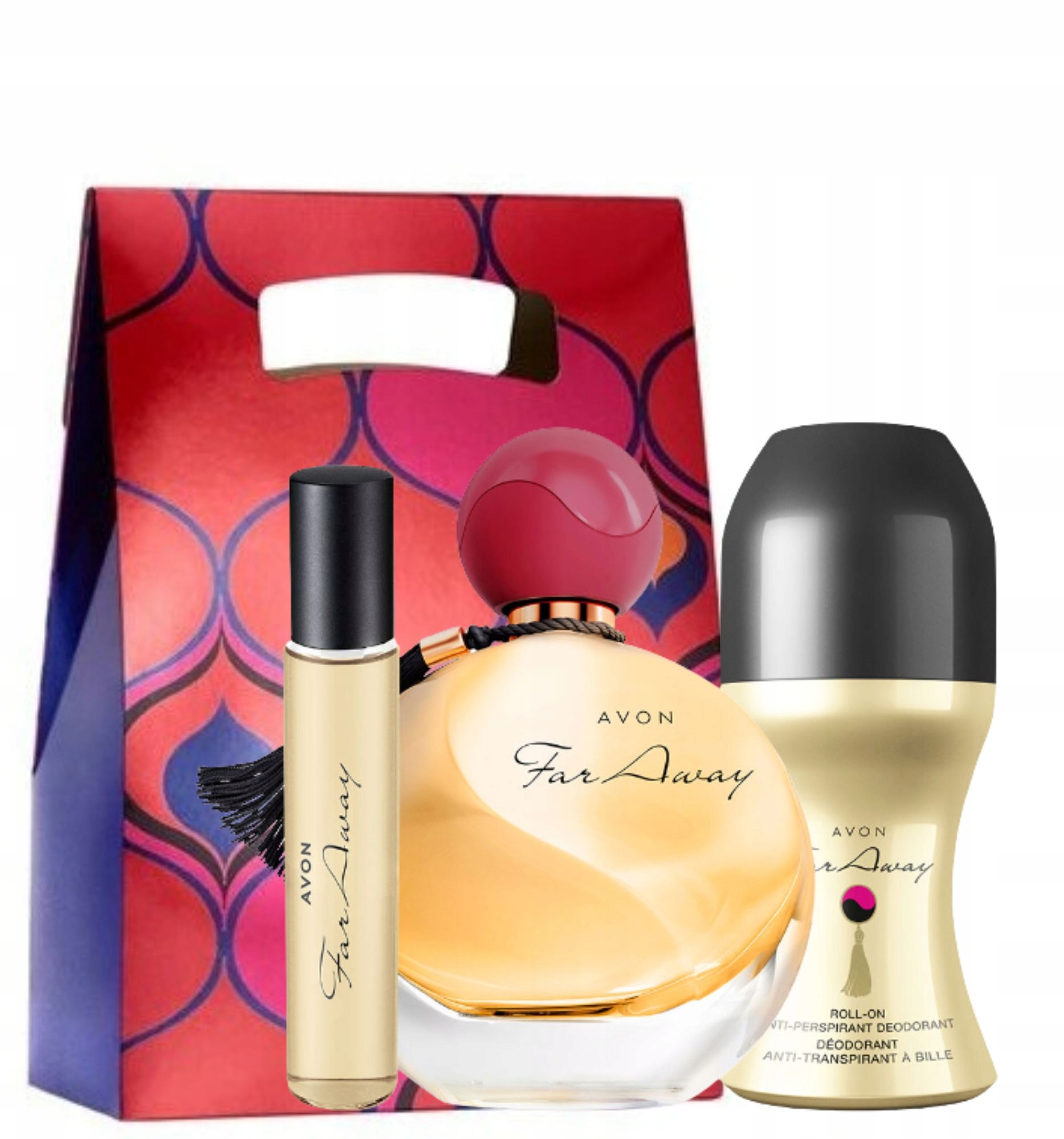 

avon zestaw Far Away perfumy 50ml 4 szt