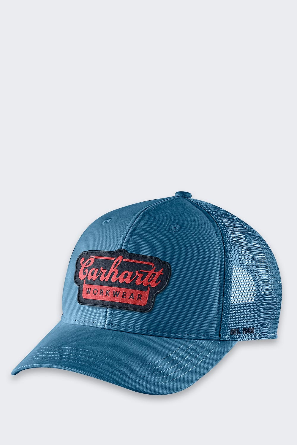 Čepice Carhartt Rugged Flex Twill Mesh Dark Tranqu