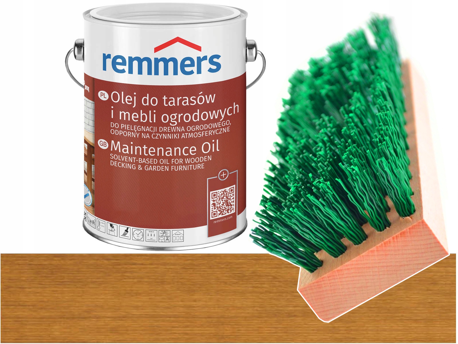 Remmers Pflege-ol olej na terasu 5L Dub Rustikální