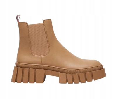 Springfield Dámské Kotníkové Boty Hnědé S Elastickým Bokem 40 3_A