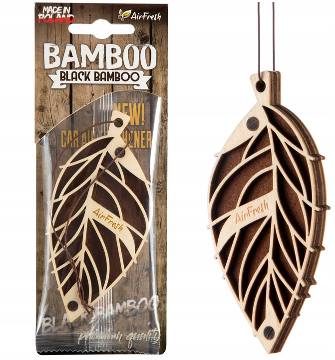 

Zapach do samochodu AirFresh Bamboo Black Bamboo