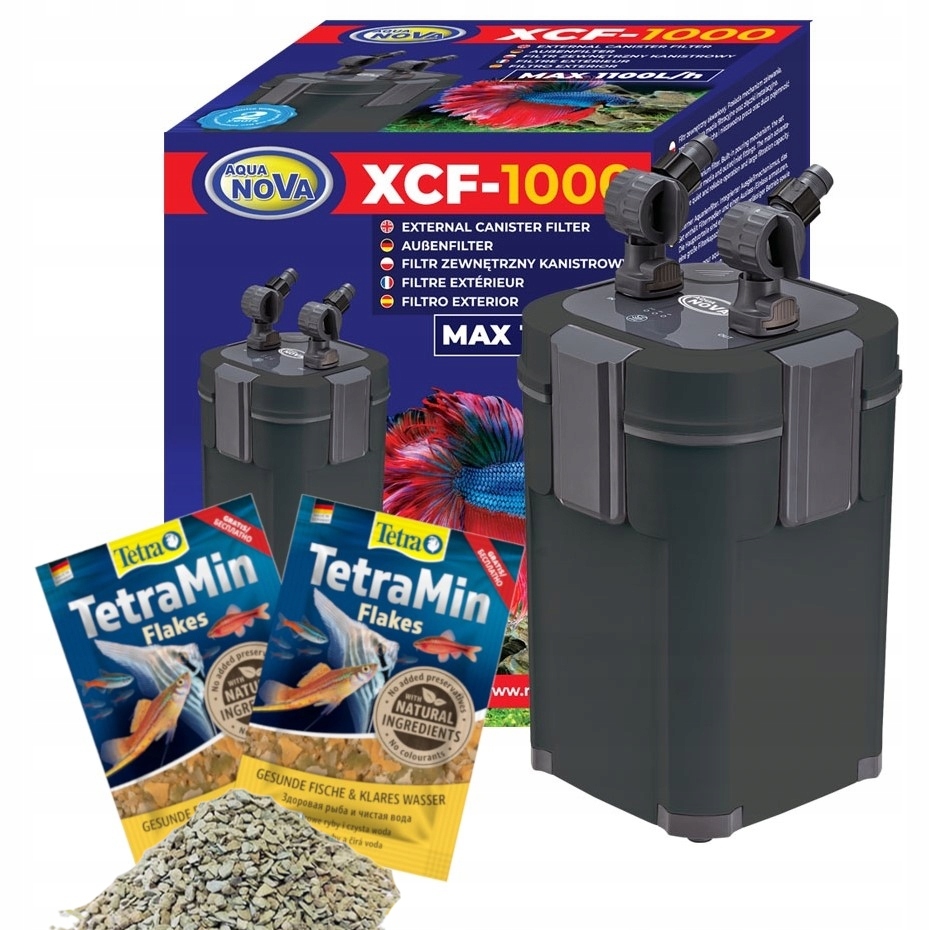 Levně Aqua Nova XCF-1000 Vnější kelímkový filtr do akvária 200 l