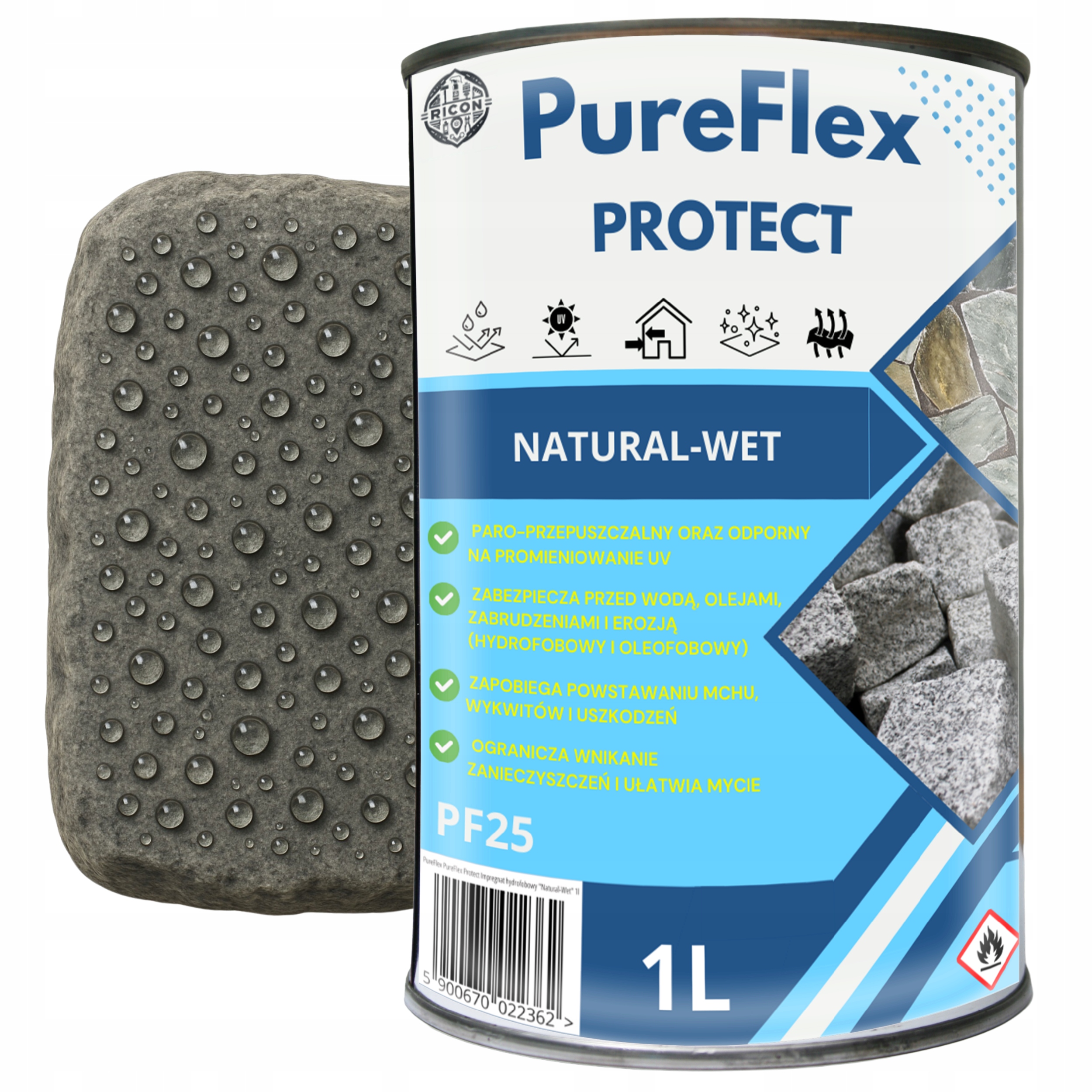 Levně Impregnát Na Kámen Z Mramorové Žuly, Mokrý Hydrofobní Kámen 1 L