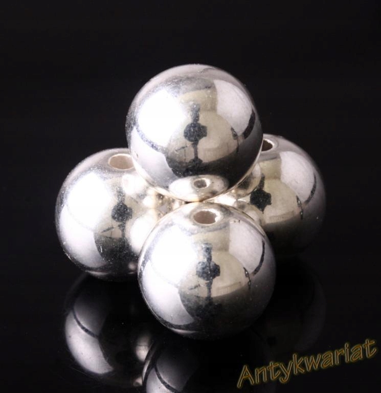 H1669N Akryl Platerowany Kula 12mm 20szt