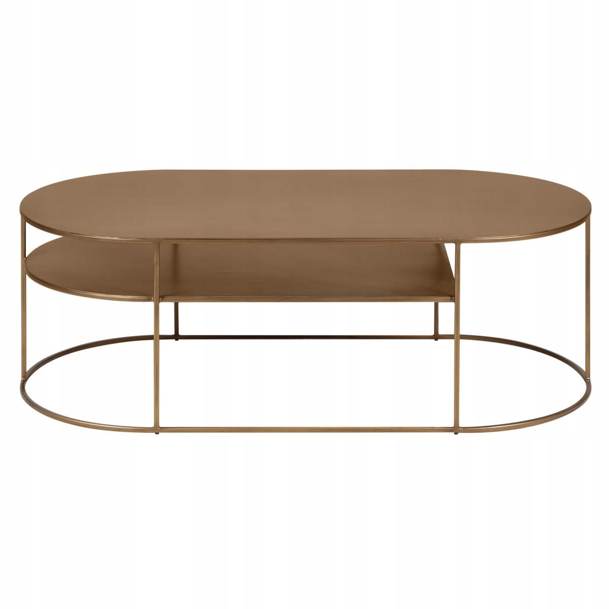 Kovový stolek Grayson zlatý 120x60x40 cm