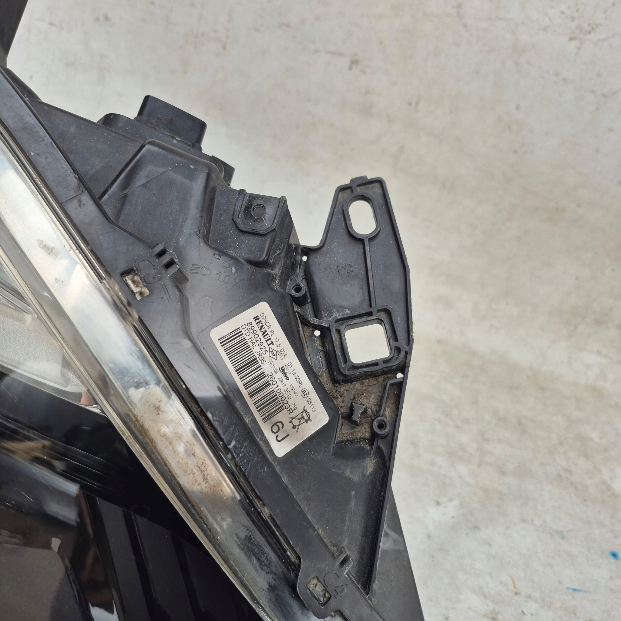 RENAULT SCENIC III 09- light right front front normal 260100023R