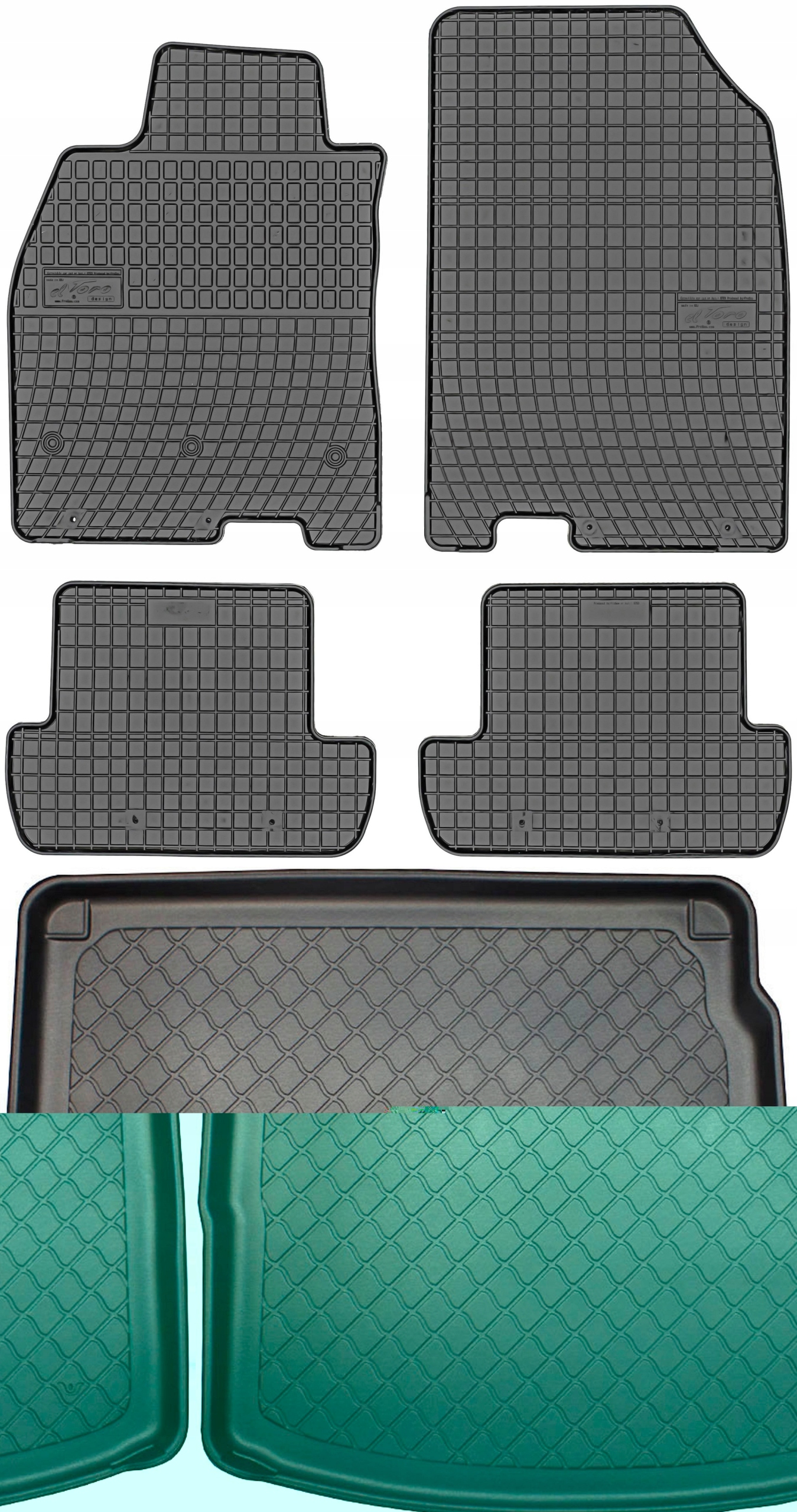 Renault Megane III Kombi 2009-2016 Koberce s rohožou