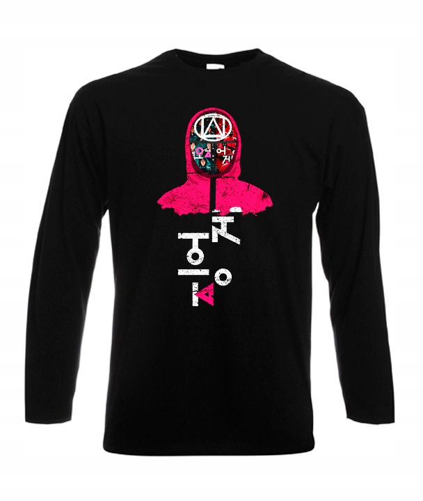 

L Long Bluzka Męska Squid Game Serial Gra Wzory