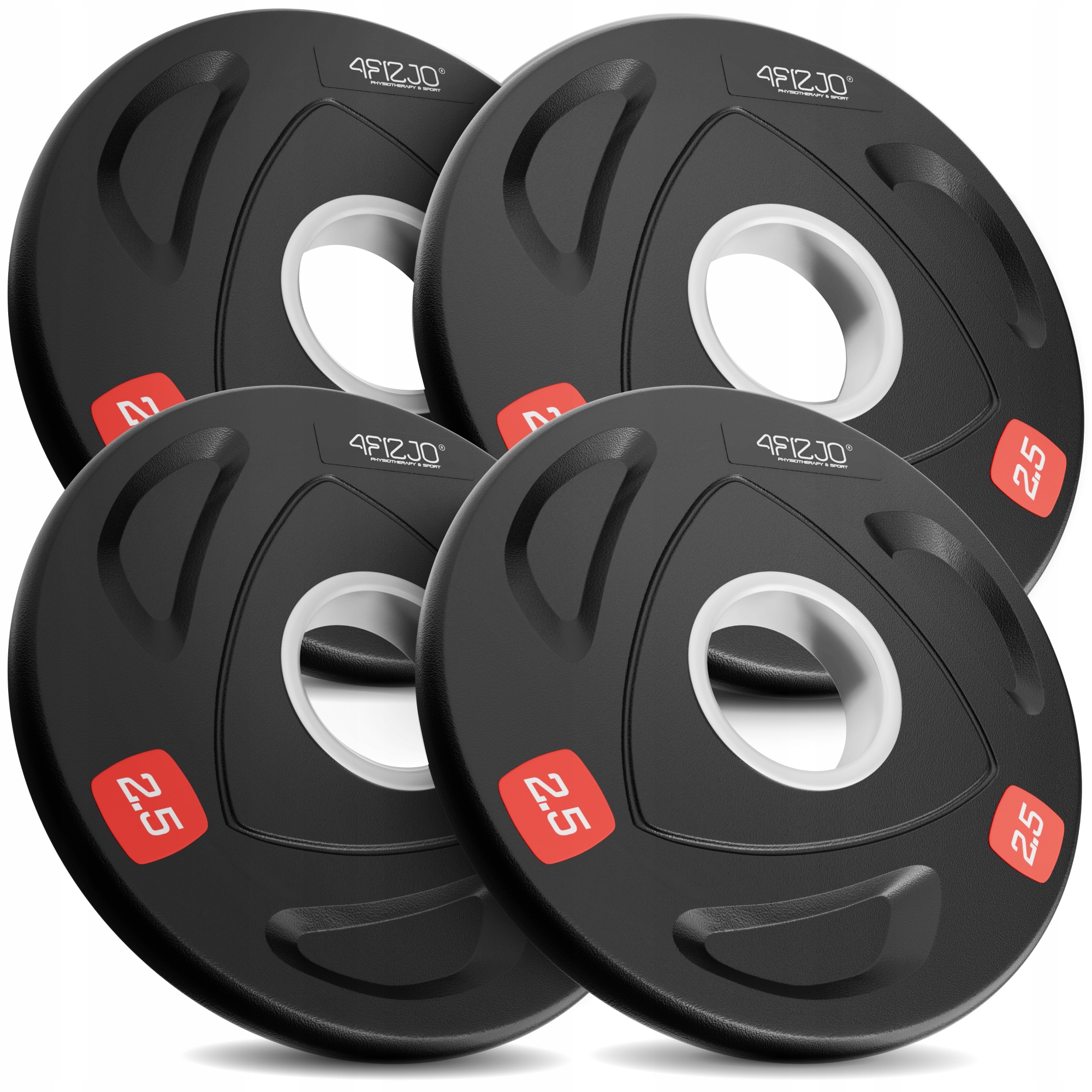 Obciążenie Olimpijskie Gumowane Powlekane Talerze Do Sztangi Gryf 4x2,5 kg