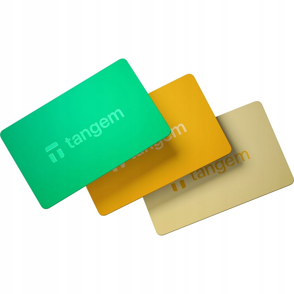 Kryptoměnová peněženka Tangem, sada Nfc karet, bezpečné a odolné, 3 ks