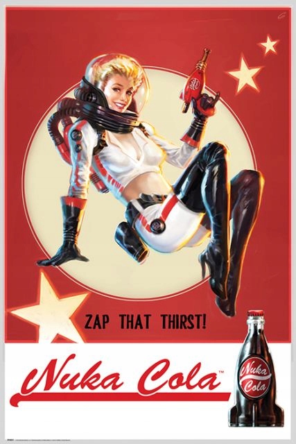

Fallout 4 Nuka Cola - plakat 53x158 cm