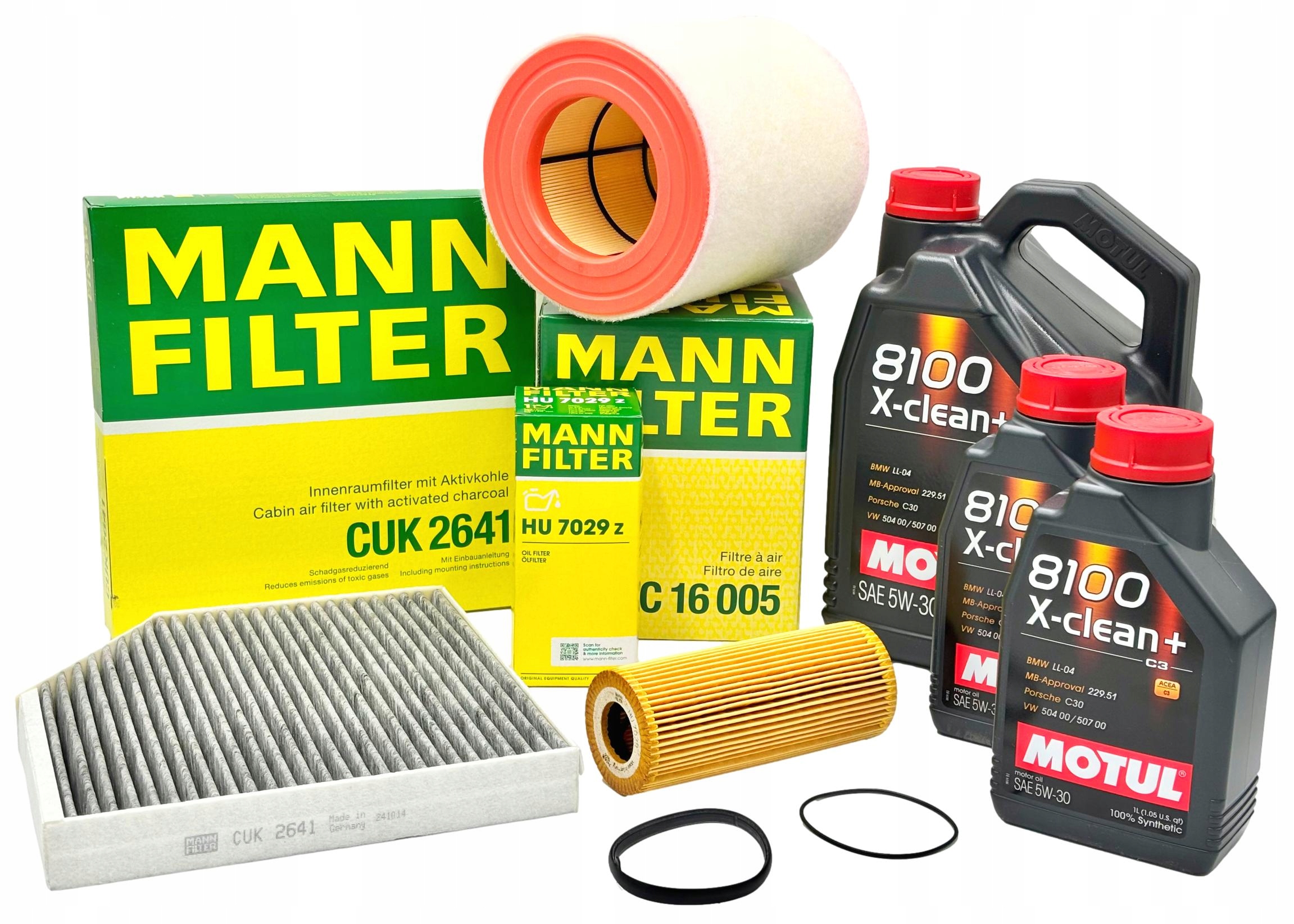 Mann Sada Filtrů Olej 7L Audi A7 I C7 3.0 Tfsi 300KM 3.0TFSI 310KM