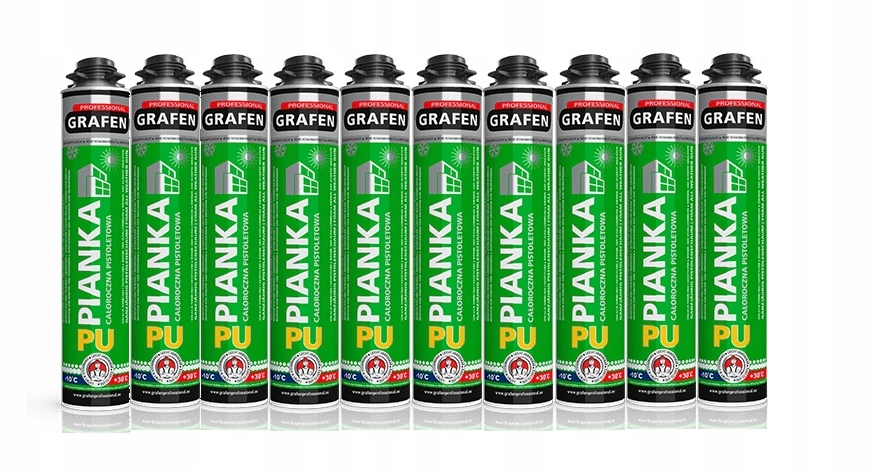 

Grafen Montażowa Pianka Pistolet Całoroczna 10 szt