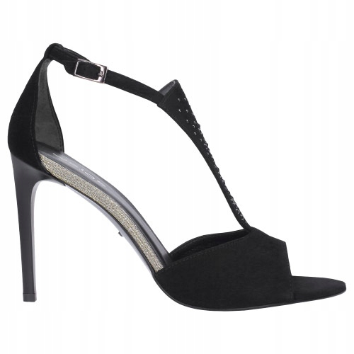 

Buty Wojas Sandały damskie skóra czarne r. 39