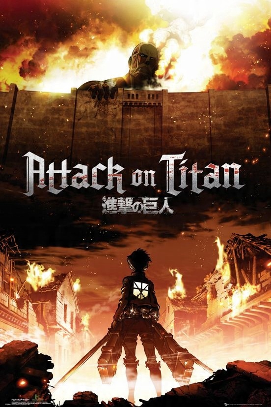 

Atak Tytanów. Attack On Titan Key Art plakat