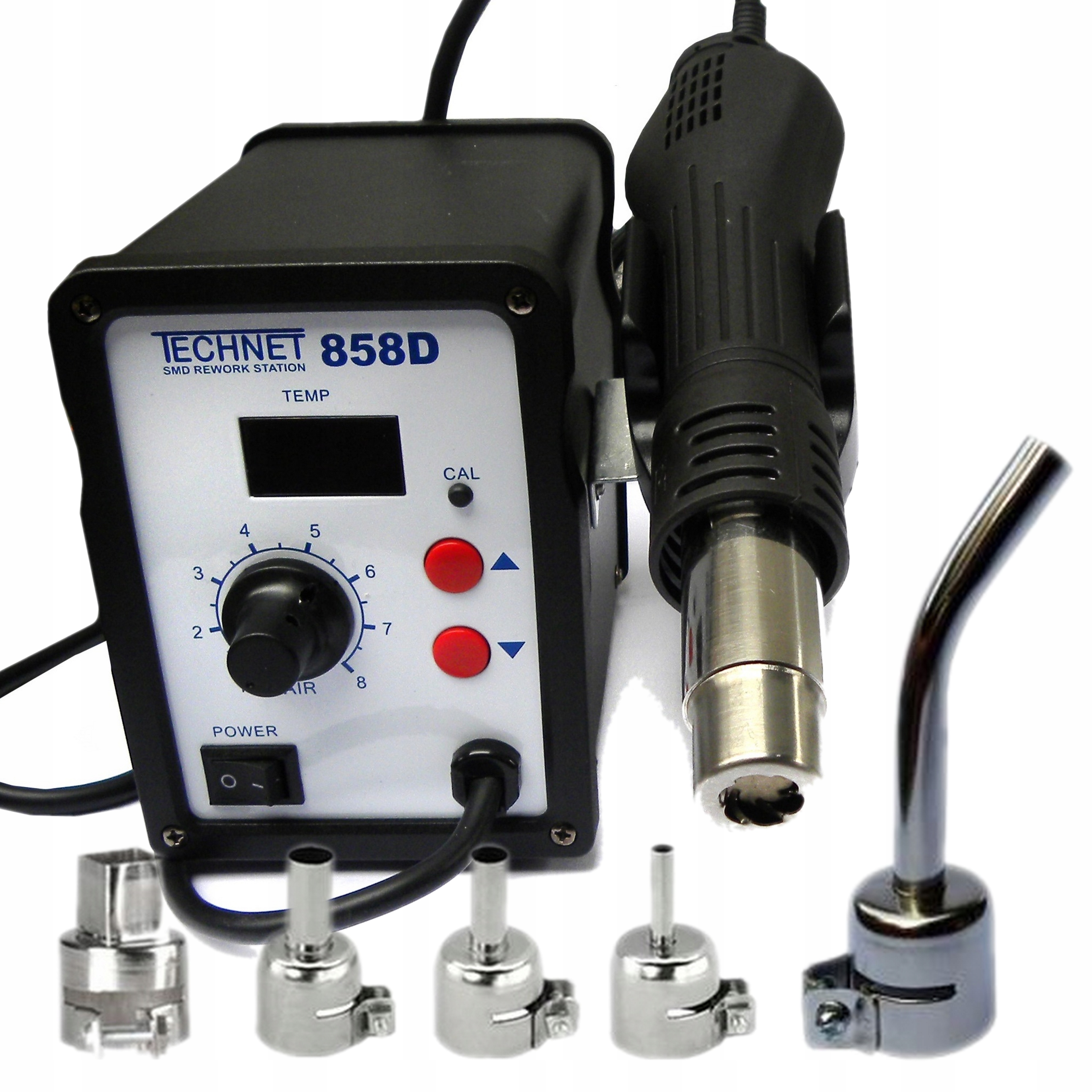 

858D Spawarka do Plastiku +4dysze+Super Dysza W-wa