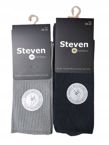 

Skarpety bezuciskowe bambus Steven 2 pary r. 38/40