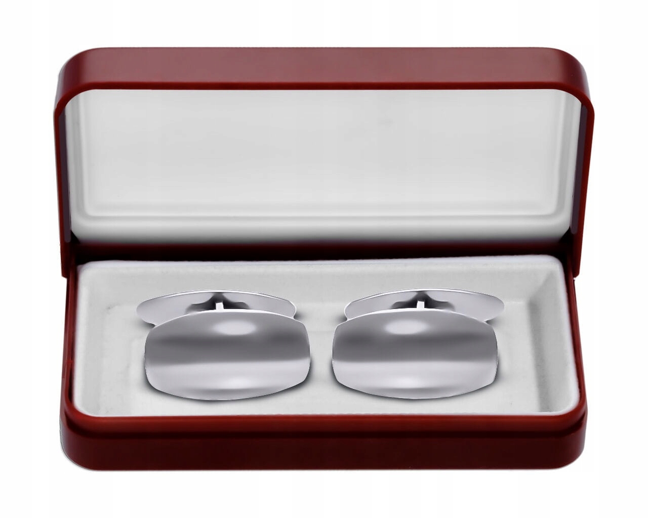 Stříbrné manžetové knoflíčky hladké, Stříbro 925