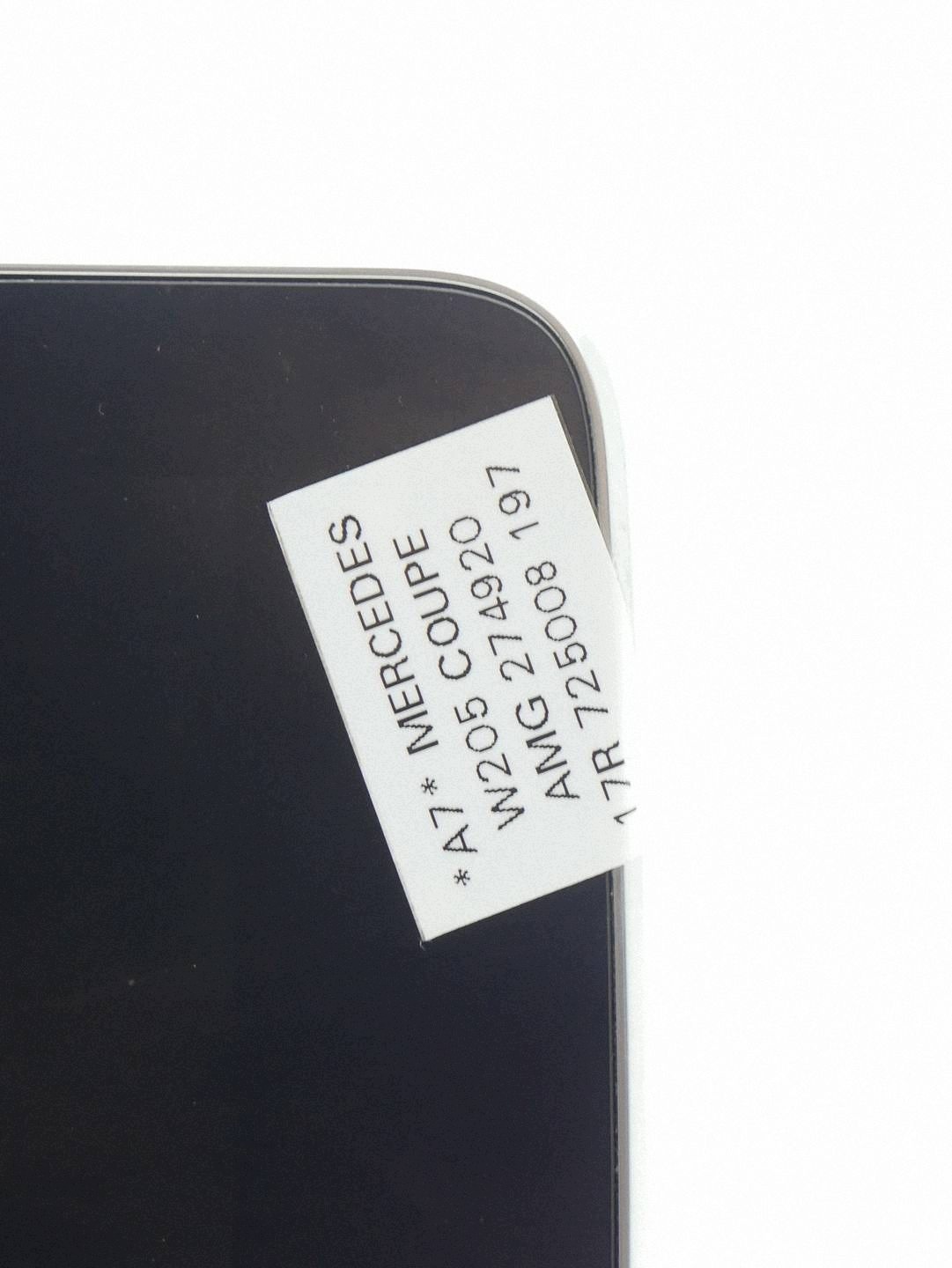 EKRAN bildschirm, der navigation A2059002211 MERCEDES C klasse W205