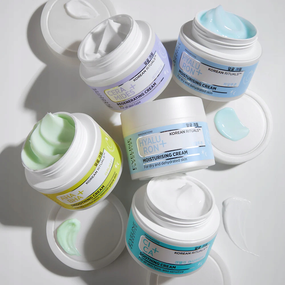 Eveline Cosmetics Korean Rituals Krem do twarzy wygładzający AHA/BHA+ Marka Eveline Cosmetics