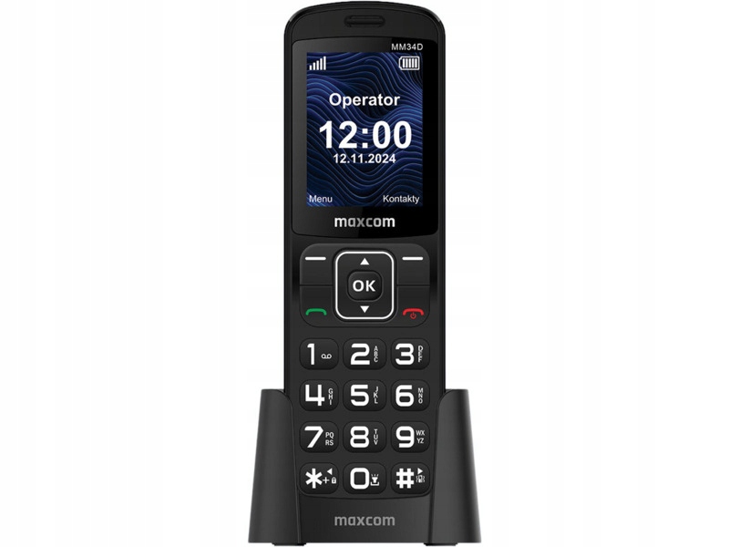 Telefon Maxcom Comfort MM34DL 4G Czarny