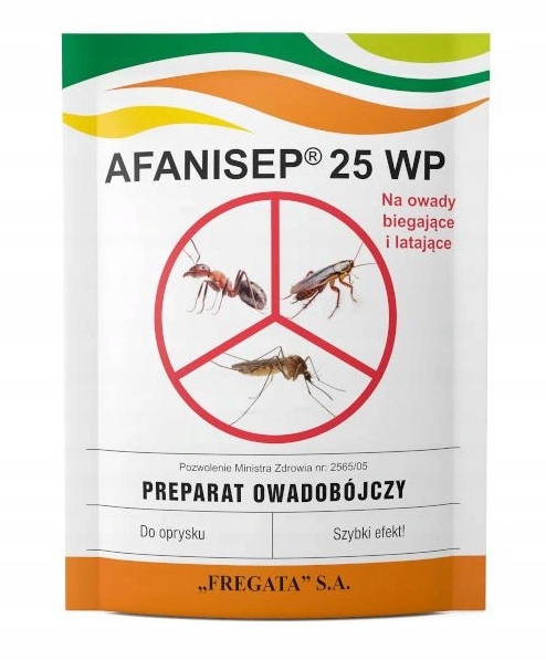 

Afanisep 25 Wp 25G Oprysk Muchy Kleszcze Komary