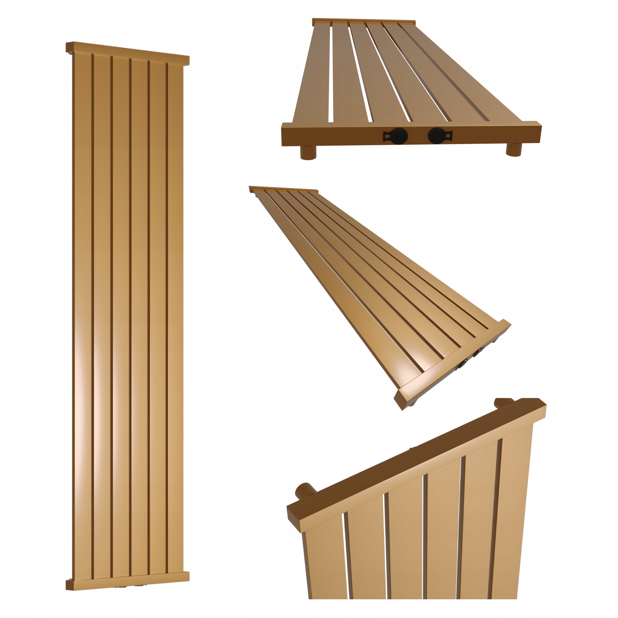 Dekorativní radiátor Lotus 140x61 Antik