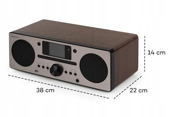 RADIO SIECIOWE INTERNETOWE AUNA HARVARD CD/USB/BT/FM/DAB SPOTIFY Marka Auna