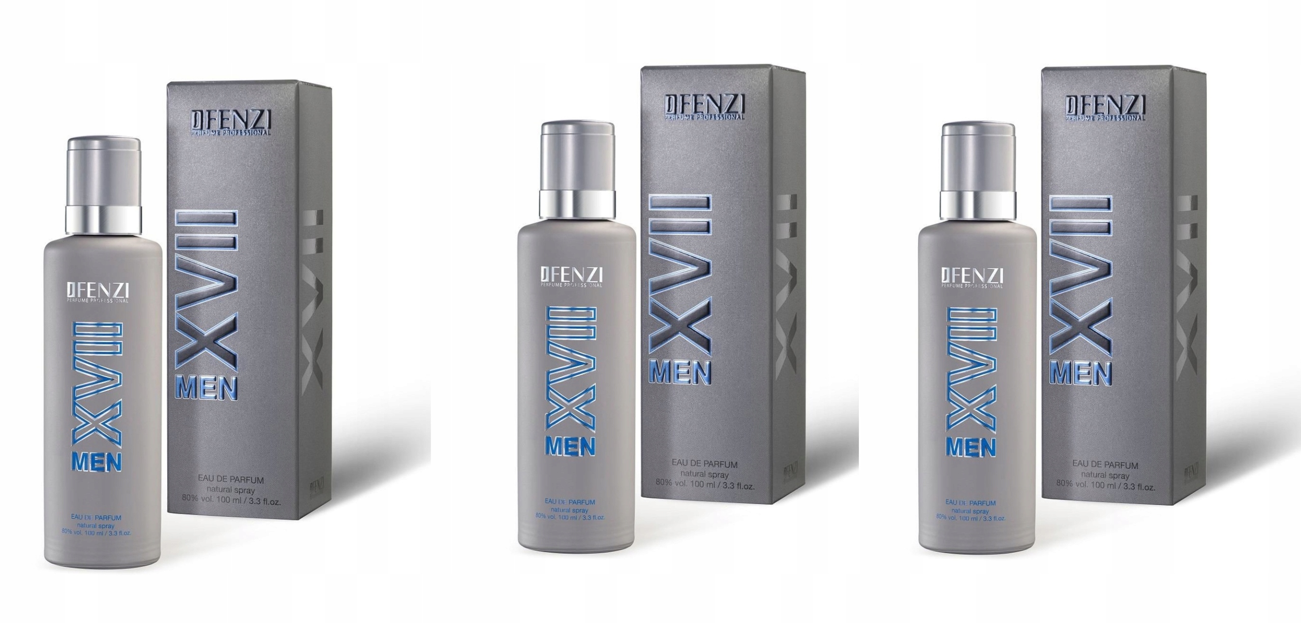 JFenzi XVII Men 3x100 ml parfémovaná voda