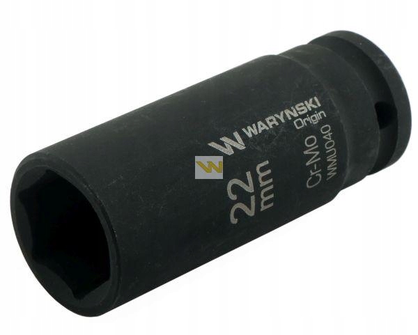 

Nasadka udarowa długa 6-kątna 22 mm 1/2'' Waryński