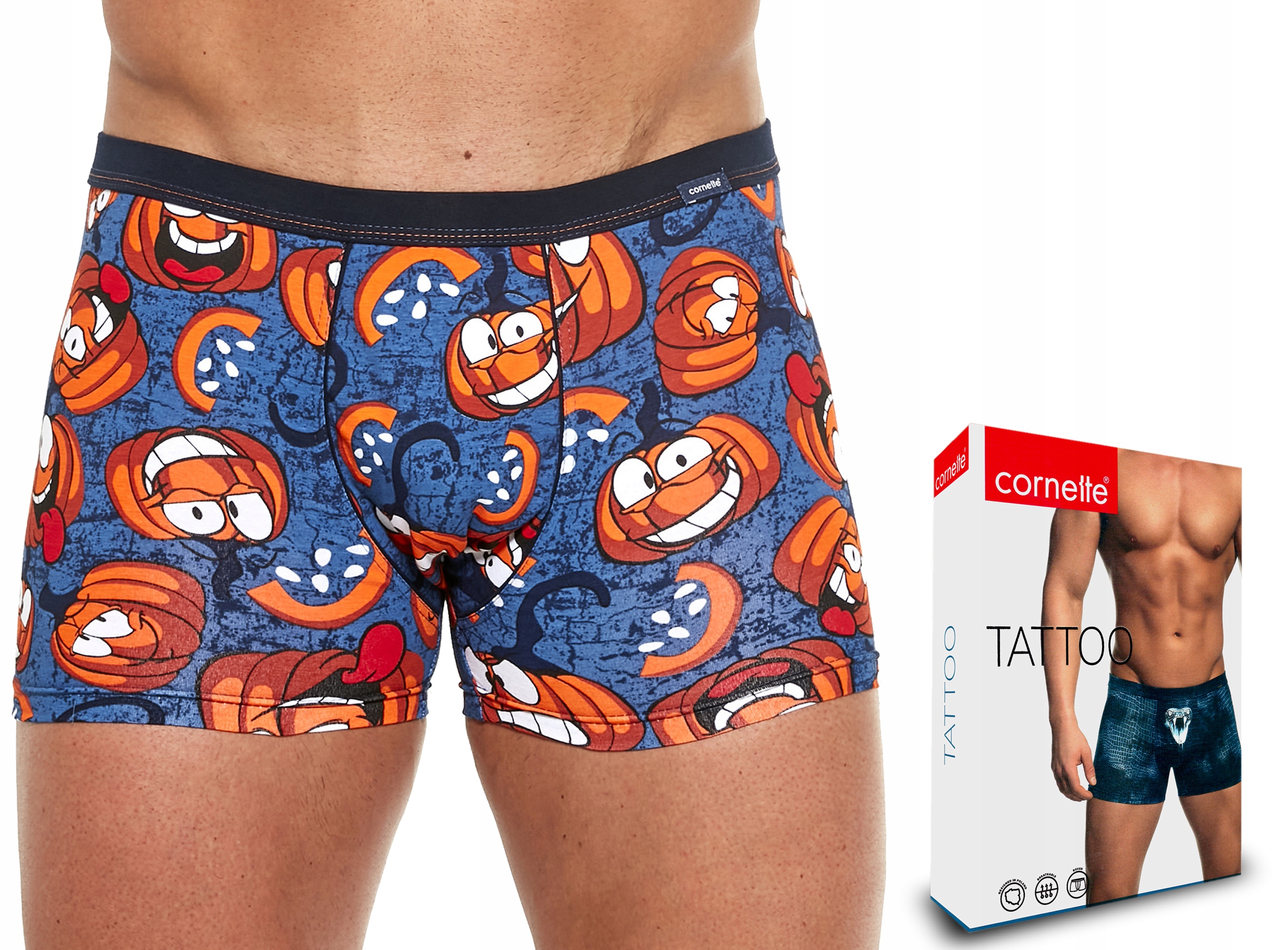 

bokserki Cornette Tattoo Pumpkin 280/203 XL