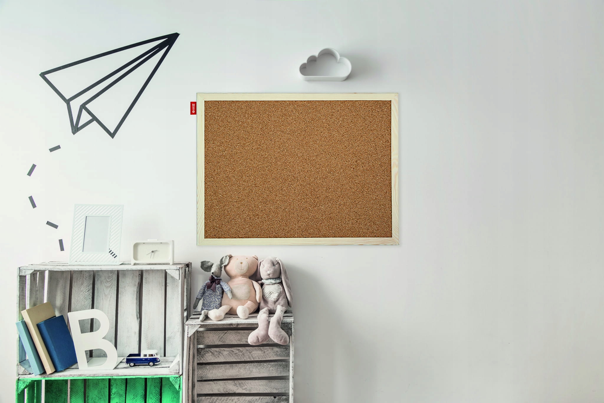 Tablica korkowa 60x90 MEMOBE Długość 60 cm