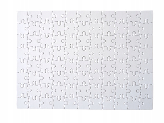 

Puzzle Do Sublimacji 88 Elementów A4 10 Sztuk