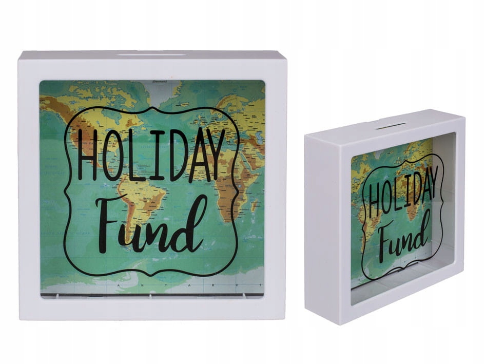 

Skarbonka zbiórka wakacyjna Holiday Fund Wakacje