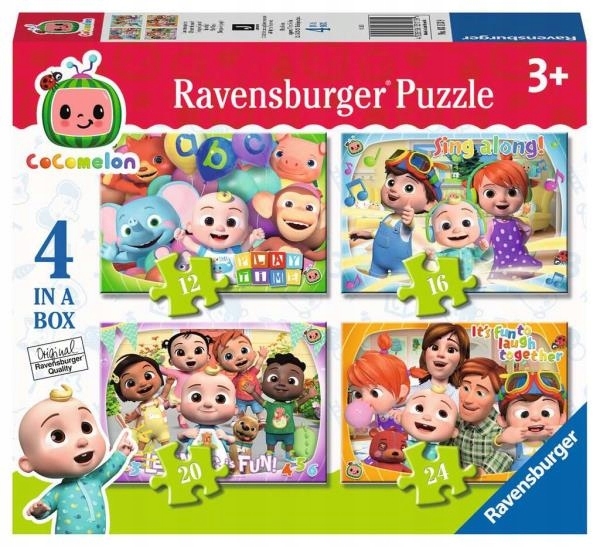 

Ravensburger, Puzzle dla dzieci 4w1: Cocomelon