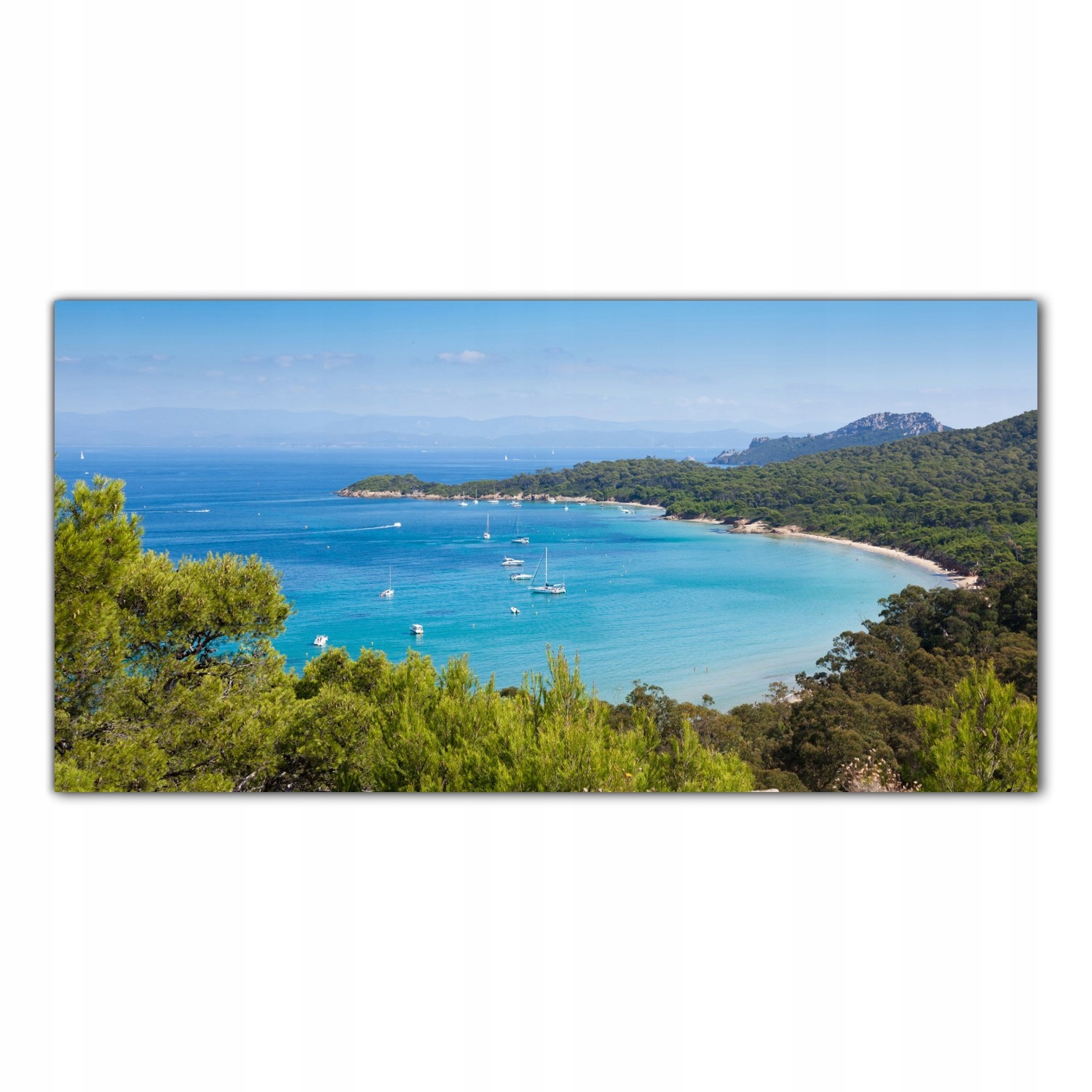 

Obraz Szklany Foto-obraz Wyspa Morze Plaża 100x50