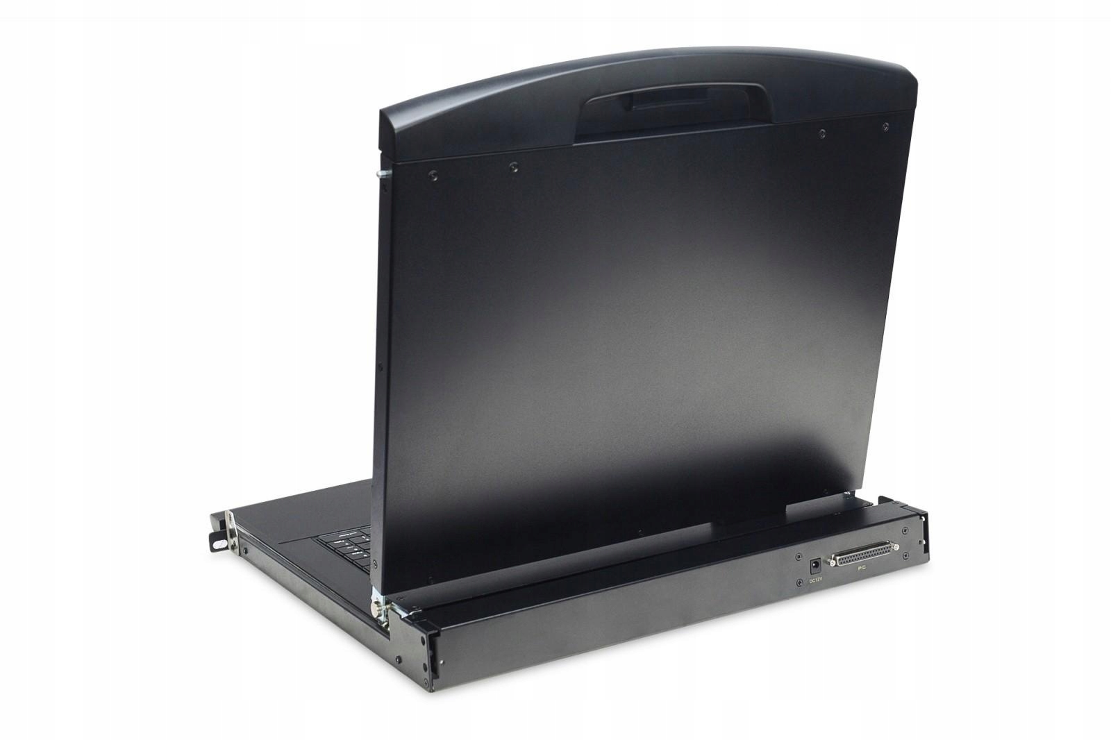 Konsola 17 LCD z touchpad Kvm 8 portów 1U komplet kabli 8xDS-19231