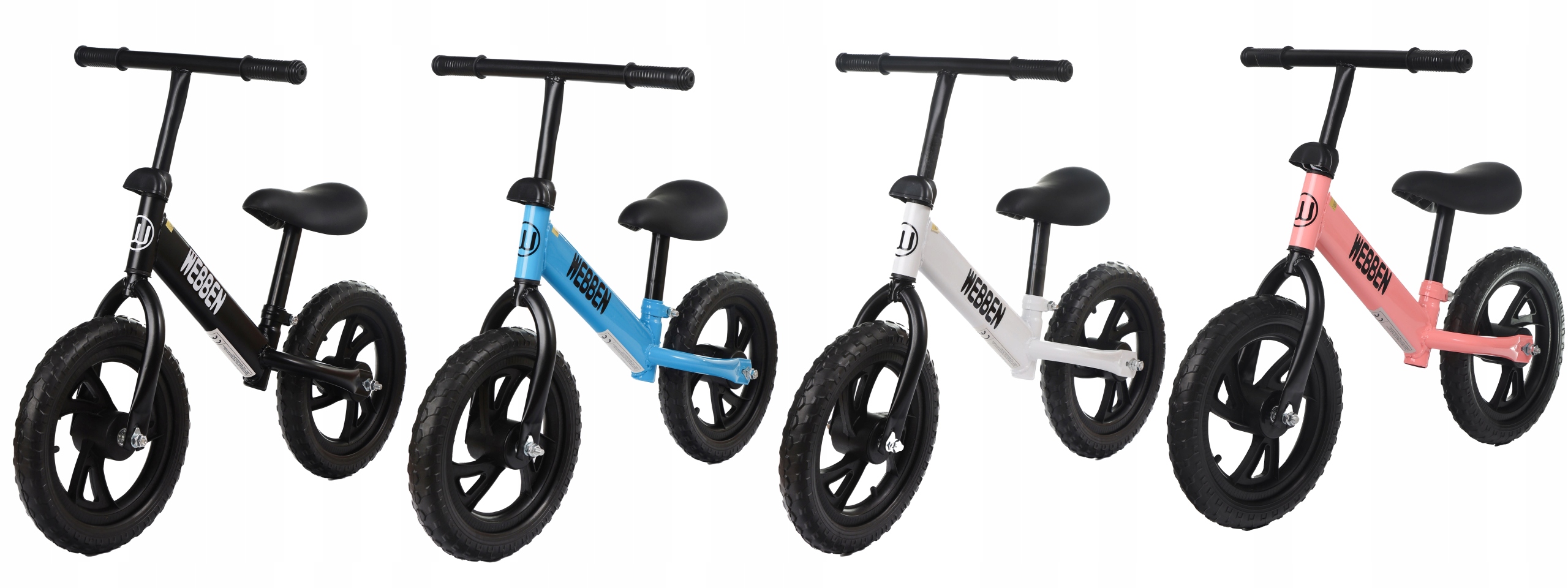 Różowy Bardzo lekki Rower biegowy dla dziewczynki Webben 12" Rozmiar koła (