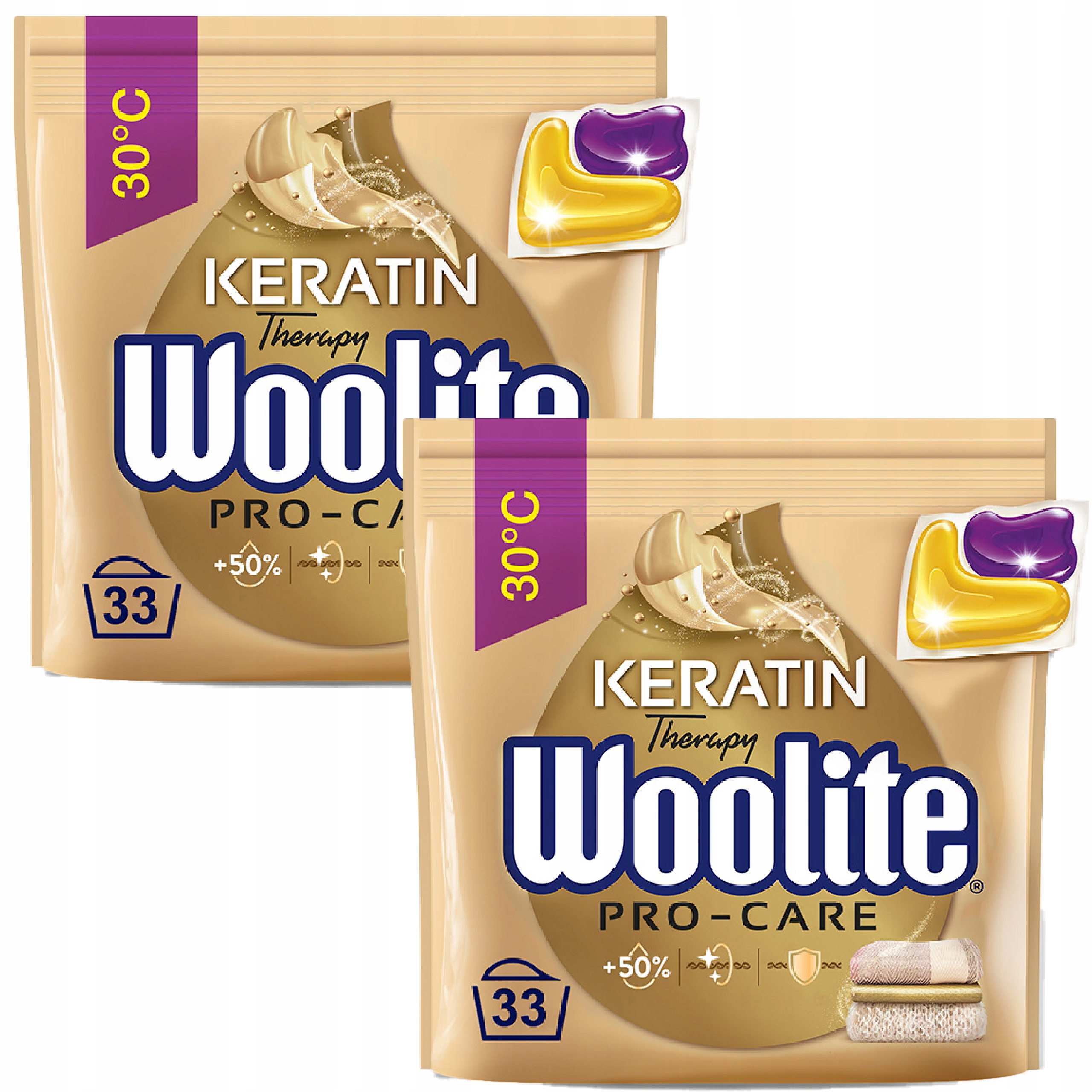 

Woolite Pro-Care Kapsułki Koloru Białego 2x33szt