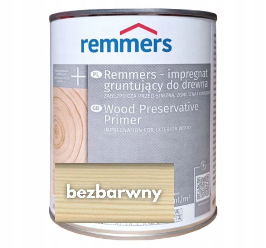 Remmers impregnat gruntujący do drewna 2,5L bezbarwny
