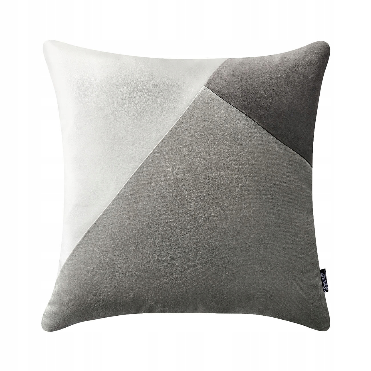 

Poszewka dekoracyjna 45x45 welur szara Be Glam Lux