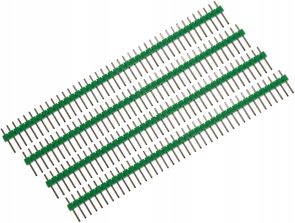 

Listwa Kołkowa GoldPin 1x40 Męska Zielona [ 4 szt]