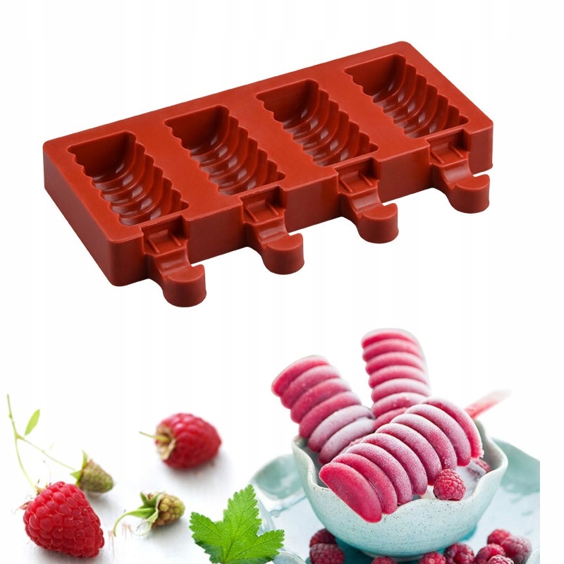 

Forma Silikonowa Do Lodów Lody 4 Gniazda