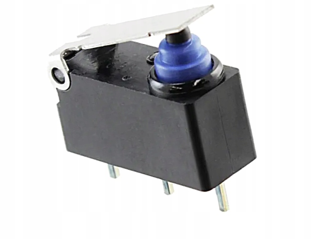 [1szt] Mikroprzełącznik D2HW-A211D Omron z dzwignią 13mm hermetyczny IP67