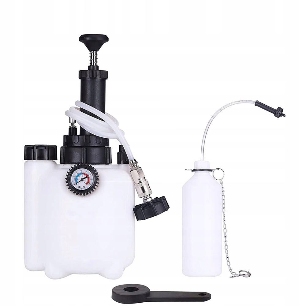 Sada Pro Odvzdušnění Brzd, Odsávačka Kapaliny – 3 L S Manometrem