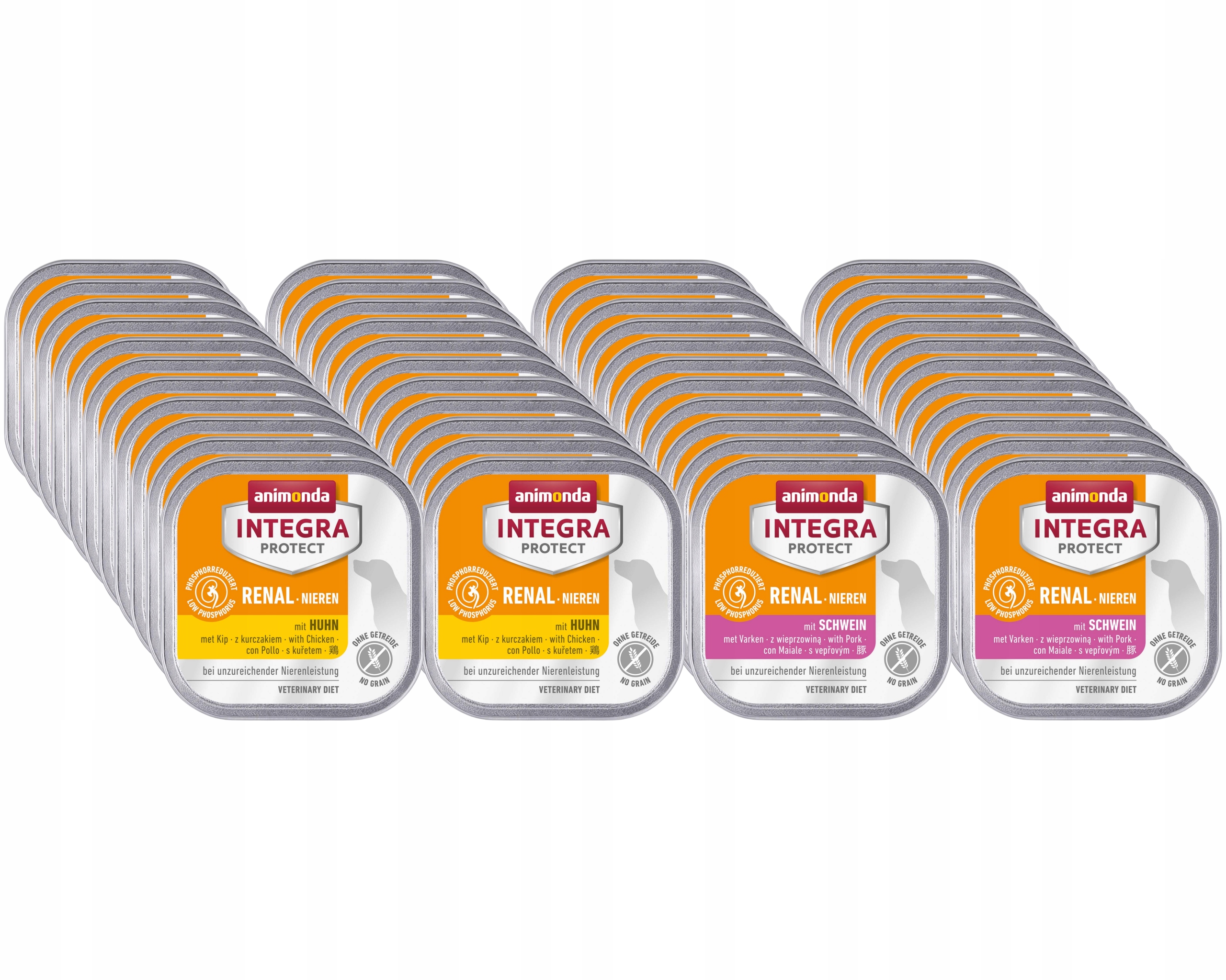 Levně Animonda Integra Renal (Nieren) 44x150 g mix chutí (selhání ledvin)