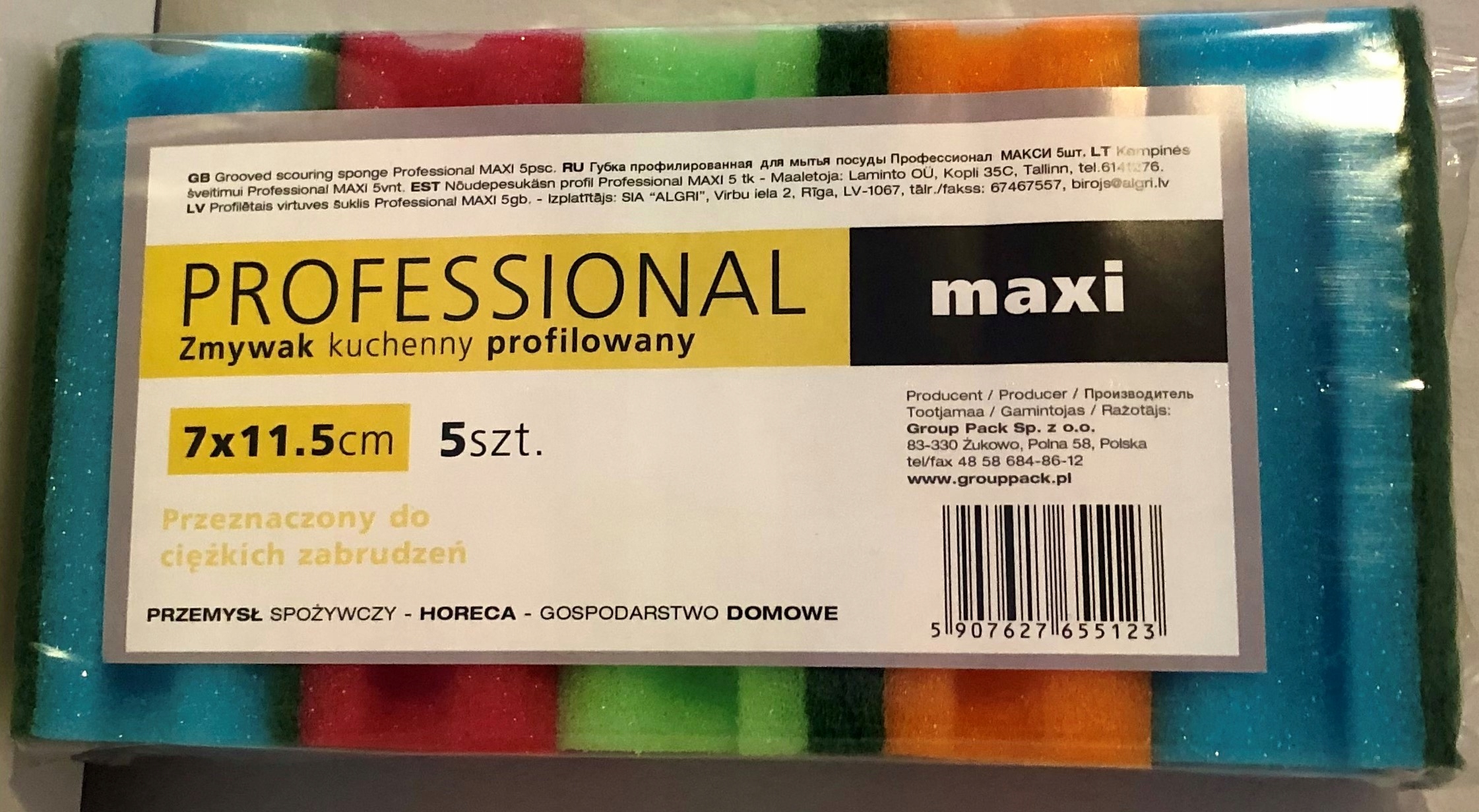 

Gąbki do mycia naczyń, duże mocne 5 Szt